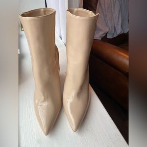 London Rebel wide fit pointed heel boot